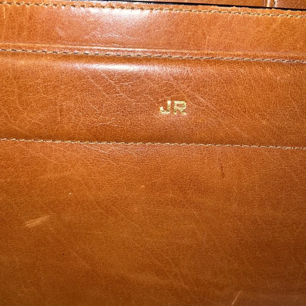 Hey JR Wants This Awesome Leather Briefcase! Very Smart with Slide Down Handels